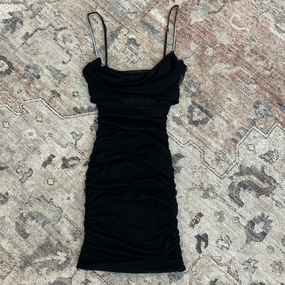 Oh Polly Black Cut Out Mini Dress Montpellier 0 - Picture 3 of 7